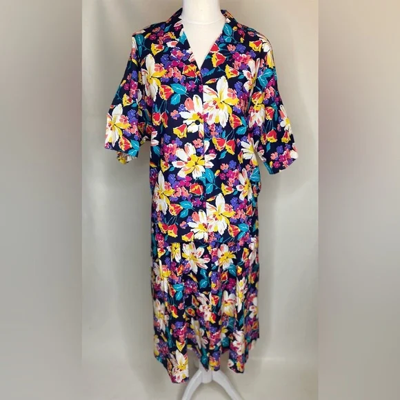 Vintage floral Jaeger outfit set, skirt & top, floral set, floral skirt, size M, - Picture 16 of 16